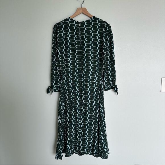 Reformation Port Green Retro Dress - Picture 9 of 9